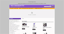 Desktop Screenshot of microinstruments.ca
