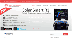 Desktop Screenshot of microinstruments.co.za