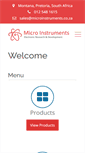 Mobile Screenshot of microinstruments.co.za